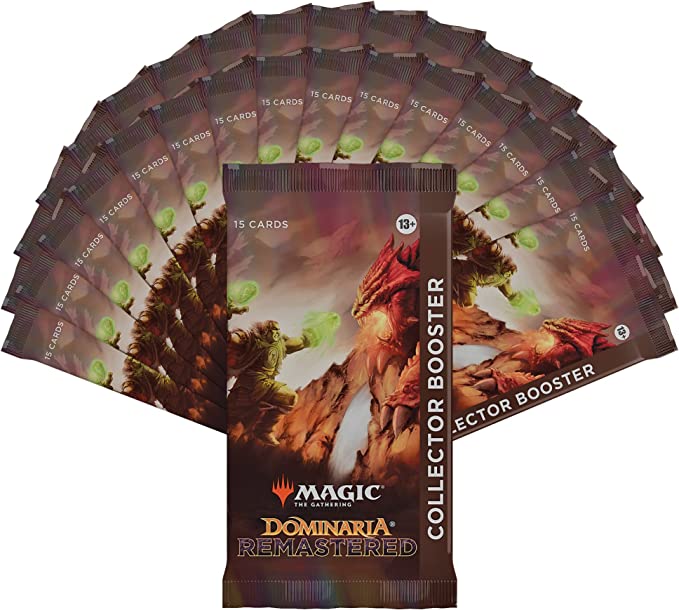 Magic The Gathering Dominaria Remastered Collector Booster Pack - 15 English Cards