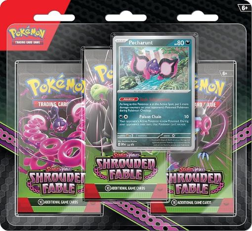 Imagen de 3-booster Blister Scarlet & Violet 6.5 - Shrouded Fable Pokemon - English