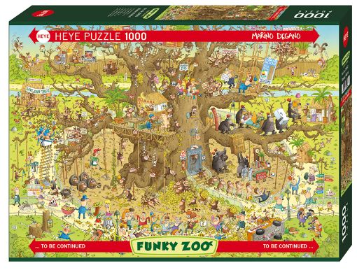 Imagen de Rompecabezas Degano Zoo Monkey Habit 1000 Piezas