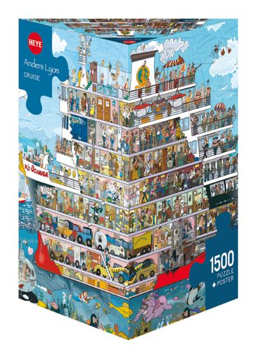 Imagen de Rompecabezas Lyon Cruise Triangular 1500 Piezas