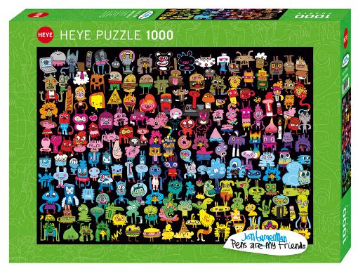 Imagen de Rompecabezas Burgerman Doodle Rainbow 1000 Piezas