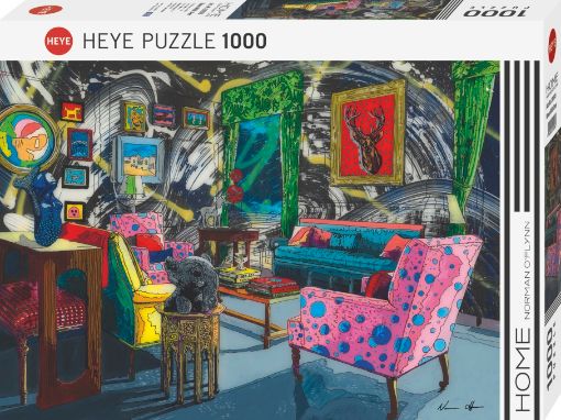 Imagen de Rompecabezas Home Room With Deer 1000 Piezas