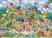 Imagen de Rompecabezas Berman Happytown Triangular 1500 Piezas