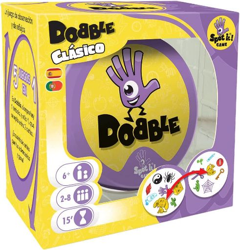 Dobble', un juego de mesa que casi cabe en el bolsillo perfecto para matar  tiempos de espera con los niños