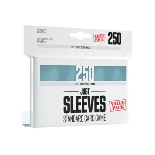 Imagen de Protectores De Tarjeta - Sleeves Standard European 66mmx92mm Value Pack 250ct. Just Sleeves