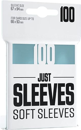 Imagen de Protectores De Tarjeta - Soft Sleeves Standard European 67mmx94mm 100ct. Just Sleeves