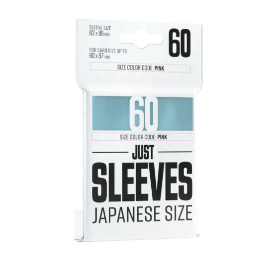 Imagen de Protectores De Tarjeta - Sleeves Japanese Size 62mmx89mm 60ct. Just Sleeves