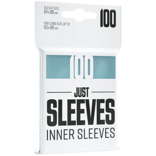 Imagen de Protectores De Tarjeta - Inner Sleeves 2-1/2"x3-1/2" 100ct. Just Sleeves