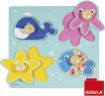 Imagen de Rompecabezas Madera Sea Puzzle 4 Piezas Goula