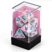 Imagen de Dados Poliedricos Festive Pop Art/blue 7-die Set 27544