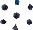 Imagen de Dados Poliedricos Gemini Black-starlight/red 7-die Set 26458