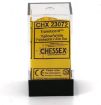 Imagen de Dados Poliedricos Translucent Yellow/white 7-die Set 23072