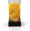 Imagen de Dados Poliedricos Translucent Yellow/white 7-die Set 23072
