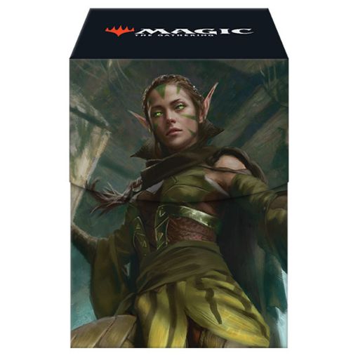 Imagen de Porta Deck - Zendikar Rising 18445 Nissa Of Shadowed Boughs Pro 100+ Deck Box Ultra Pro