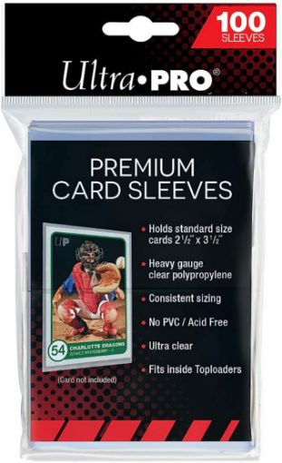 Imagen de Protectores De Tarjeta - Sleeves 2-1/2'x3-1/2' Premium 100ct. Ultra Pro
