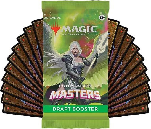 Imagen de Draft Booster Pack Commander Masters Magic The Gathering-english