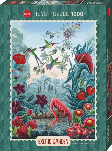 Imagen de Rompecabezas Exotic Garden Bird Paradise 1000 Piezas
