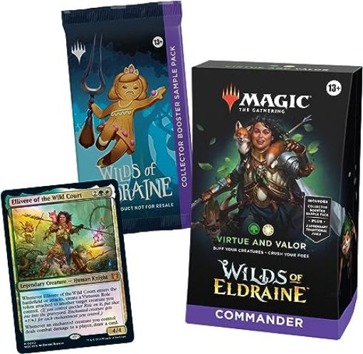 Imagen de Magic The Gathering: "wilds Of Eldraine" Commander Deck Master Case