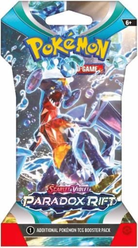 Imagen de Sleeved Booster Pack Paradox Rift Scarlet & Violet 4 Pokemon - English
