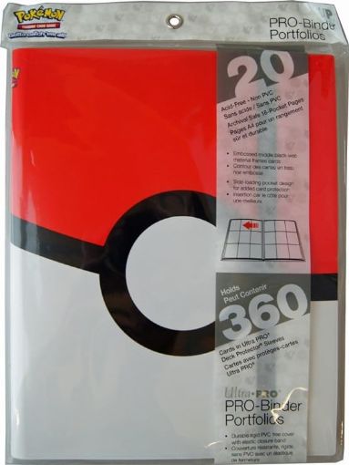 Imagen de Carpeta De 9 Bolsillo - Pokeball Premium 9-pocket Pro Binder For Pokemon Ultra Pro