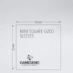 Imagen de Protectores De Tarjeta - Matte Mini Square-sized Sleeves 53mmx53mm 50ct. Gamegenic