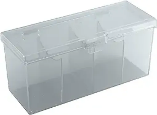 Imagen de Caja Organizadora De 4 Compartimentos - Storage Box Fourtress 320+ Clear Gamegenic