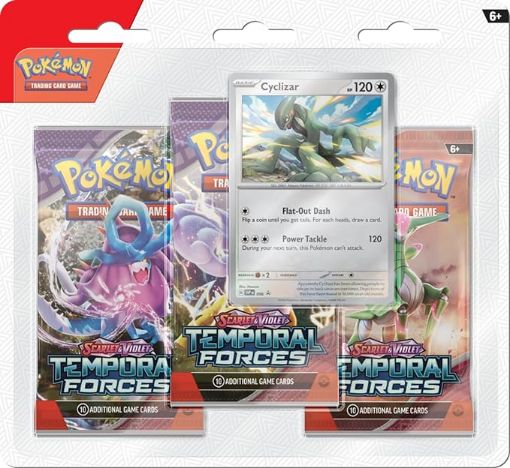 Imagen de 3-booster Blister Scarlet &violet 5 -temporal Forces Pokemon - English
