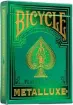 Imagen de Naipe Bicycle Metalluxe Holiday Green