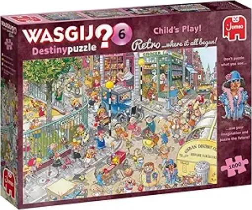 Imagen de Rompecabezas Wasgij Retro Destiny 6 Child's Play! 1000 Piezas