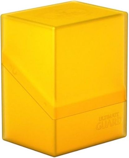 Imagen de Porta Deck - Boulder Deck Case 80+ Standard Size Amber Ultimate Guard