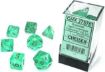 Imagen de Dados Poliedricos Borealis Light Green/gold Luminary 7-die Set 27575