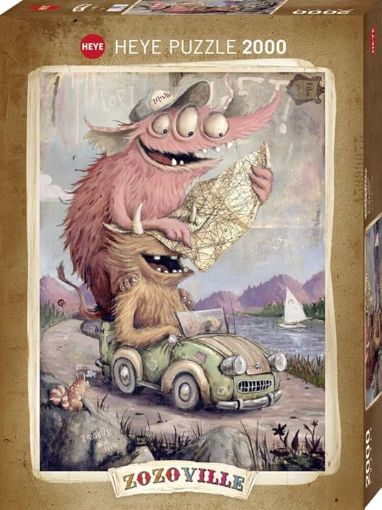 Imagen de Rompecabezas Zozoville Road Trippin 2000 Piezas