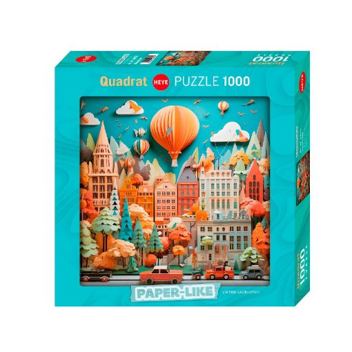 Imagen de Rompecabezas Paper-like Townscape 1000 Piezas