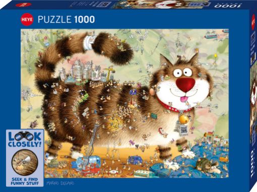 Imagen de Rompecabezas Look Closely! At The Cat 1000 Piezas