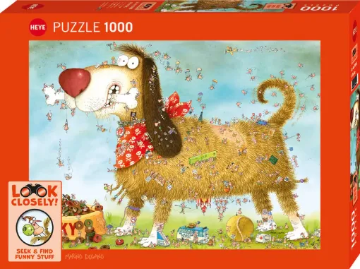 Imagen de Rompecabezas Look Closely! At The Dog 1000 Piezas