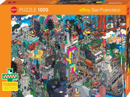 Imagen de Rompecabezas Eboy San Francisco Quest 1000 Piezas