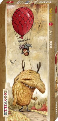Imagen de Rompecabezas Zozoville Red Balloon Vertical 1000 Piezas