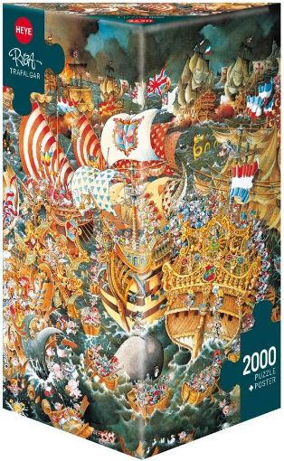 Imagen de Rompecabezas Ryba Trafalgar Triangular 2000 Piezas