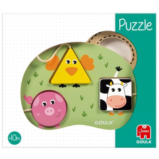 Imagen de Rompecabezas 3 Animales Granja 53452 Goula