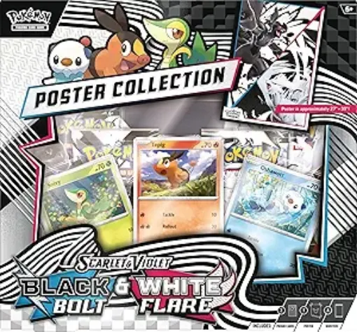 Imagen de Poster Collection Scarlet & Violet 10.5 - Black Bolt & White Flare Pokemon - English