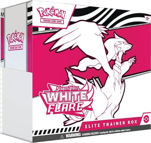 Imagen de Elite Trainer Box White Flare Scarlet & Violet 10.5 - Black Bolt & White Flare Pokemon - English