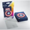 Imagen de Protectores De Tarjeta - Sleeves Standard European 66mmx92mm 51ct. Marvel Champions Captain America