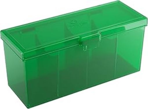 Imagen de Caja Organizadora De 4 Compartimentos - Storage Box Fourtress 320+ Green Gamegenic
