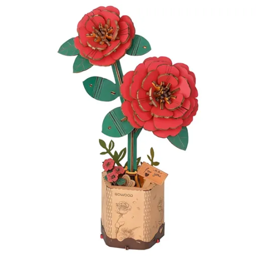 Imagen de Armable Red Camellia Rolife -tw031