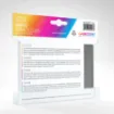 Imagen de Protectores De Tarjeta - Matte Standard Card Game Sleeves 66mmx91mm Dark Grey 100ct. Gamegenic
