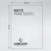 Imagen de Protectores De Tarjeta - Matte Standard Card Game Sleeves 66mmx91mm Dark Grey 100ct. Gamegenic