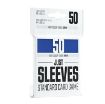 Imagen de Protectores De Tarjeta - Sleeves Standard European 66mmxx92mm Blue 50ct. Just Sleeves