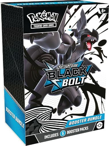 Imagen de Booster Bundle Black Bolt Scarlet & Violet 10.5 - Black Bolt & White Flare Pokemon - English
