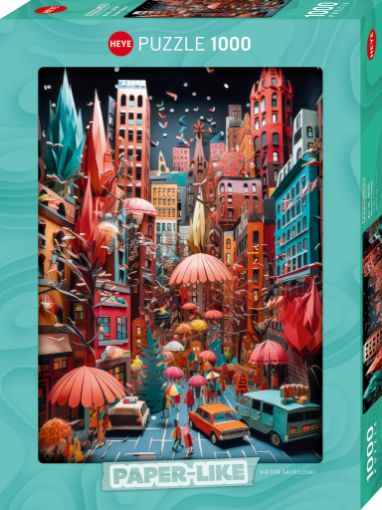 Imagen de Rompecabezas Paper-like Street Canyon 1000 Piezas