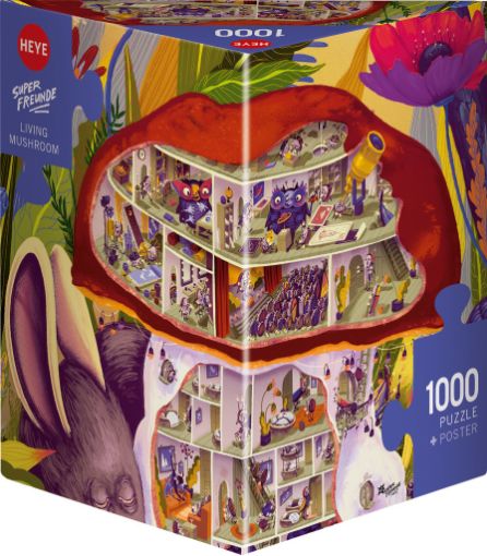 Imagen de Rompecabezas Superfreunde Living Mushroom 1000 Piezas